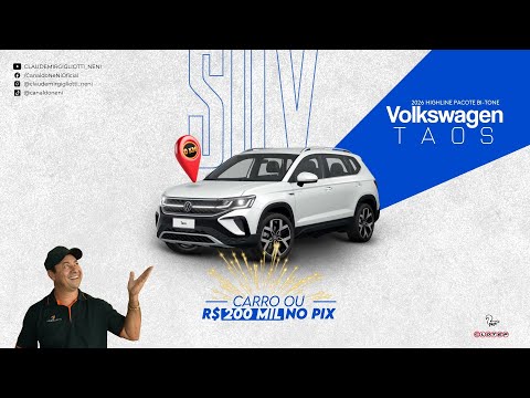 HOJE VAMOS CONHECER O GANHADOR DO TAOS 0KM