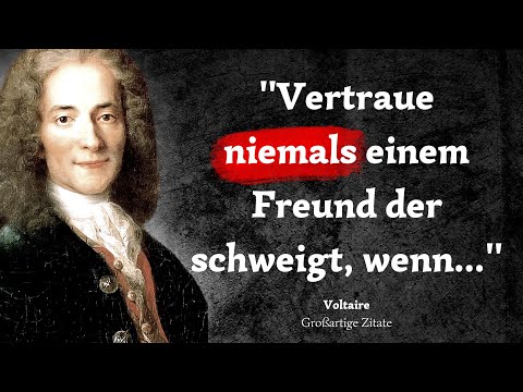 Die KLÜGSTEN Zitate von Voltaire die du besser so FRÜH wie möglich kennen solltes!