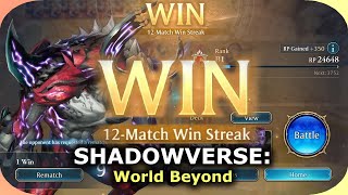 CHẤM DỨT 12 CHUỖI THẮNG của Abysscraft | Shadowverse Worlds Beyond