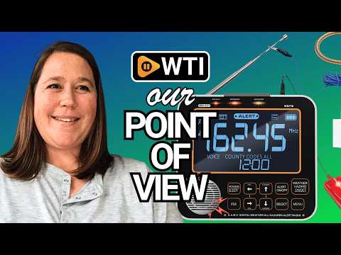NOAA Weather Alert Radio for Home - S.A.M.E. Localized Programming - WTI product video review