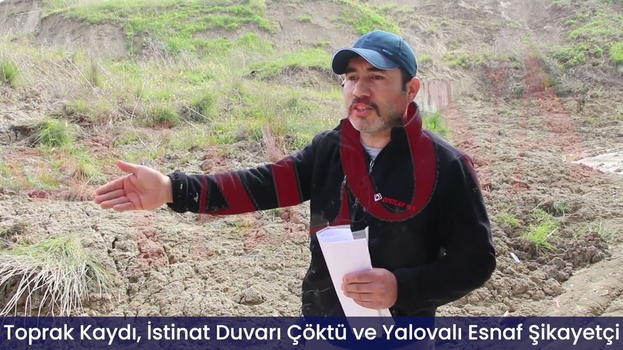 Toprak Kaydı, İstinat Duvarı Çöktü: Yalovalı Esnaf Şikayetçi