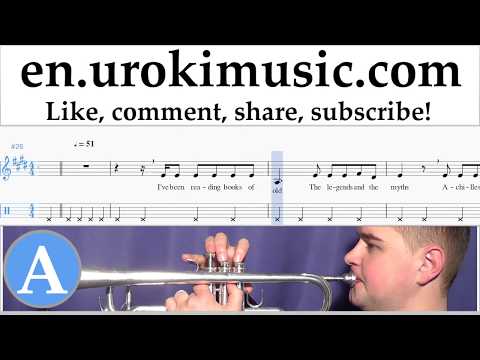 How to Play Trumpet The Chainsmokers & Coldplay - Something Just Like This Tabs Part#2 um-i352