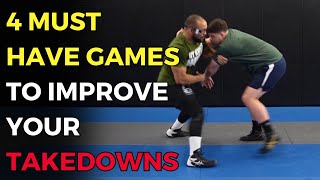 4 Games to Improve Hand Fighting Takedowns