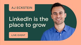 LinkedIn expert reveals: How to maximize LinkedIn for creators with AJ Eckstein