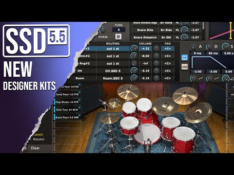 Designer Drum Kits - New In Steven Slate Drums 5.5 (SSD 5.5)