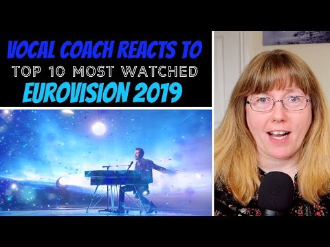 Vocal Coach Reacts to TOP 10 Most watched Eurovision 2019