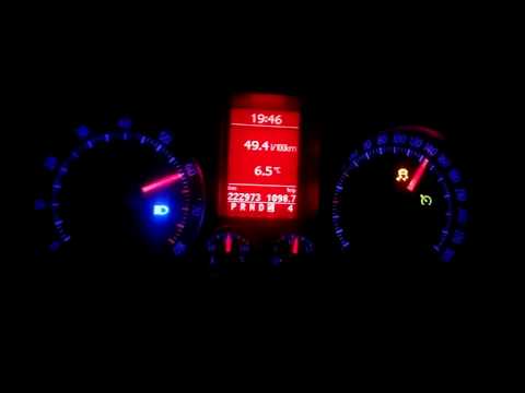 VW Golf V GTI stock acceleration 0-160