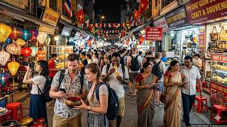 The view of Hoan Kiem Lake in Hanoi, Vietnam at 11 PM is bre…