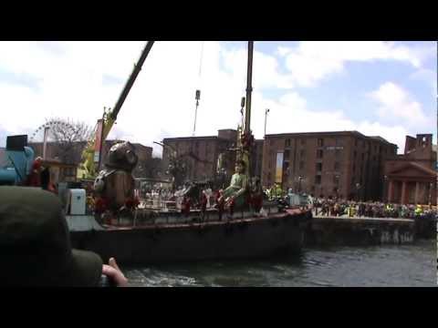 6. sea odyssey giant girl, uncle and dog ready to go home. canning dock, liverpool. pt1..MPG