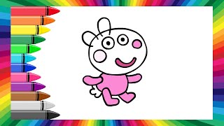 How to Draw SUZY SHEEP Step by Step Drawing EASY