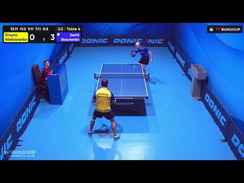13:15 Dmytro Alieksieienko - Serhii Skachenko 01.09.2023 TT Euro.Cup Ukraine Master. Table 4