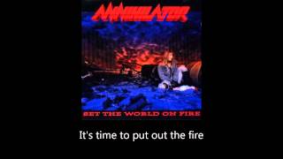 Annihilator - No Zone (Lyrics)