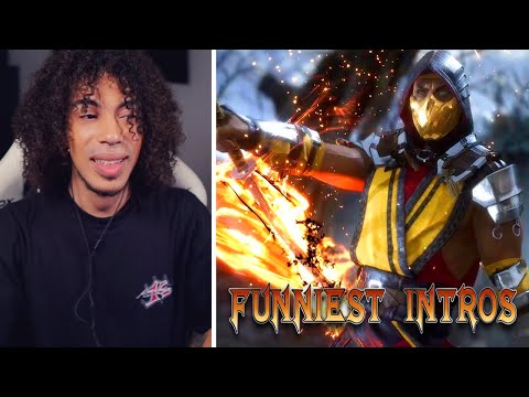 Non Mortal Kombat Player REACTS To Mortal Kombat Funniest Intros!