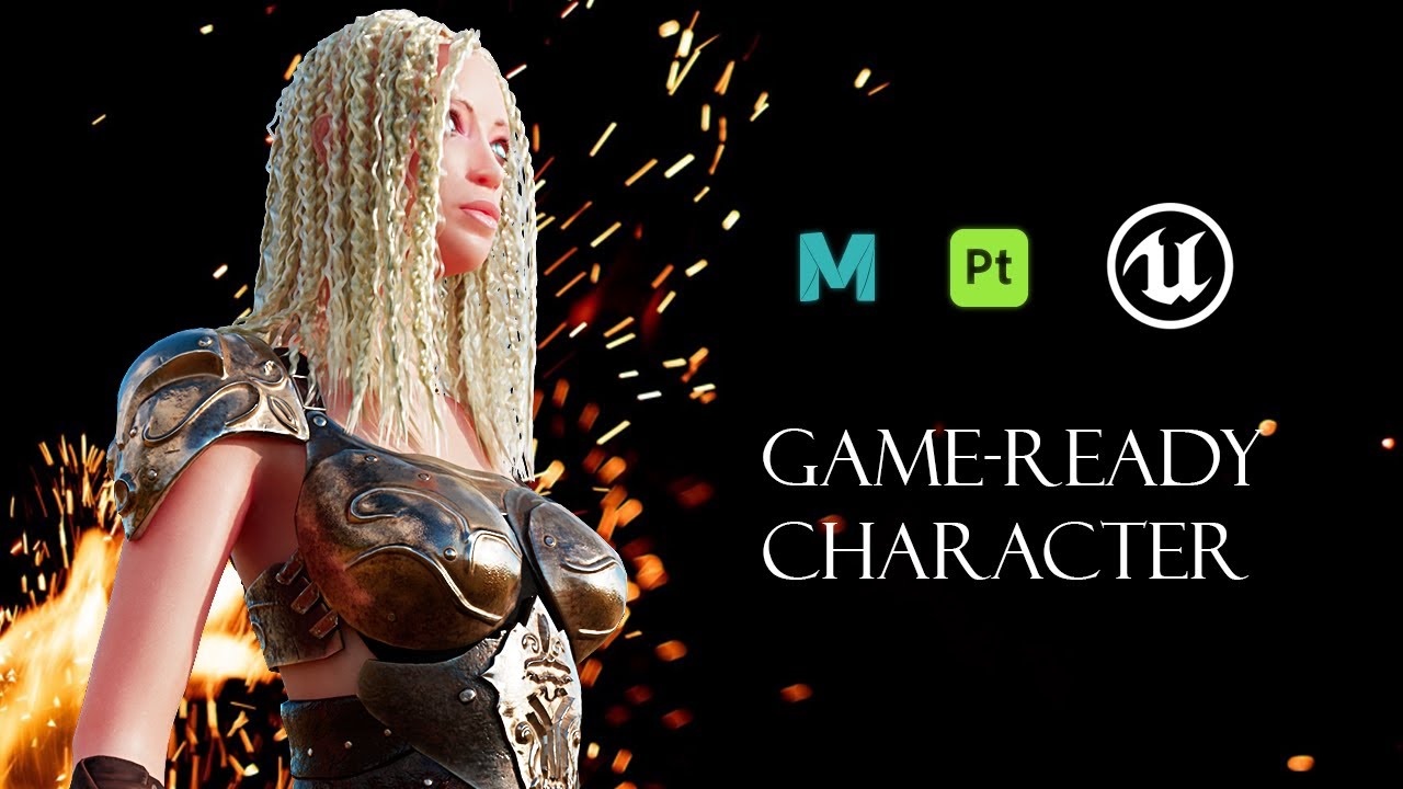 GAME-READY 3D Character - Diana Diamond 3D Model