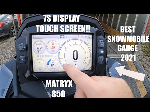 NEW 7S TOUCH SCREEN DISPLAY GAUGE FROM POLARIS/ MATRYX 850