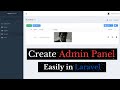 How To Create Admin Panel In Laravel Easily Using Open Admin