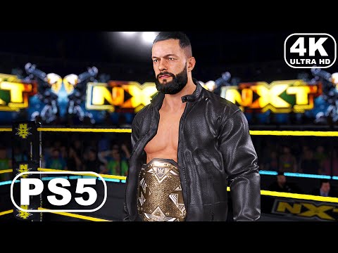 WWE 2K22 MyRise PS5 - Beating Finn Balor under 5 Minutes for the NXT Championship (4K ULTRA HD PS5)