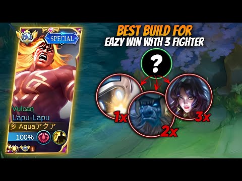 Lapu Lapu Best Build 2023 For Eazy Win With 3 Fighter | Build Top 1 Global ~ Lapu Aqua