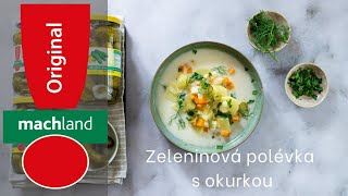 Vegetable soup with gherkins