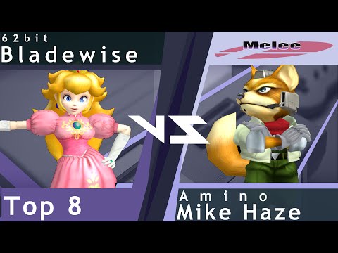 Super SmashNest 5 - 62bit|Bladewise(Peach) Vs. Amino|Mike Haze (Fox)