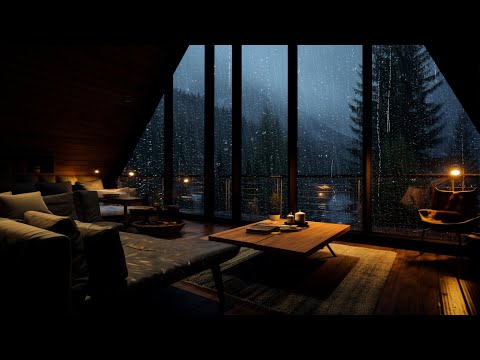 Rain Sounds Covers the Narrow Room Ambience - Lying in Attic and Listening to Rain Falling on Roof