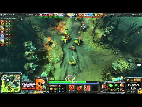 Fnatic vs Sigma Game 2 Part 1 - Pinnacle Pro-Am Cup - TobiWan & 1437
