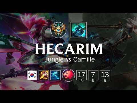 Hecarim Jungle vs Camille - KR Challenger Patch 8.22