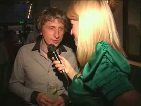 Poet Vitaliy Back. Russian party at Brinkley's.