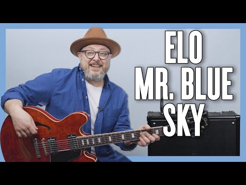 Electric Light Orchestra Mr. Blue Sky Guitar Lesson + Tutorial