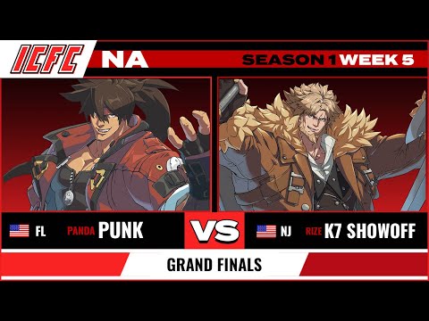 PANDA Punk (Sol) vs RIZE K7 Showoff (Leo) Grand Finals ICFC GGST NA - Season 1 Week 5