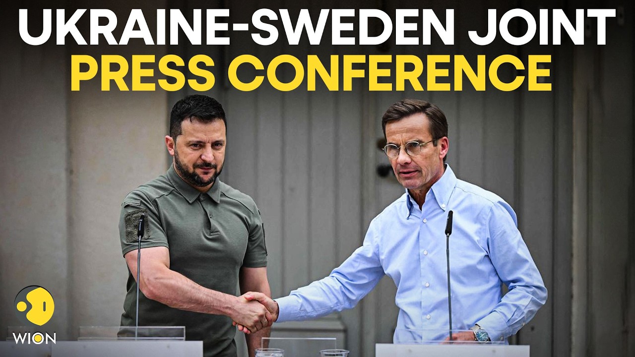 LIVE: Ukraine's Zelensky and Swedish PM Hold Press Conference | WION