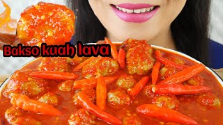 Download lagu MAKAN BAKSO KUAH LAVA CABE RAWIT SUPER PEDAS | ASMR MUKBANG INDONESIA mp3