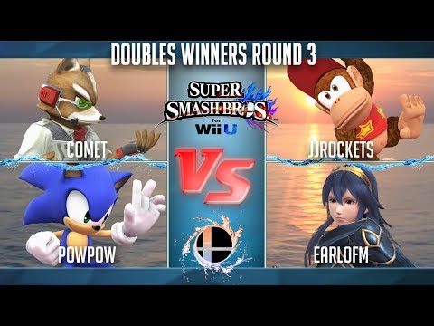 Smash'N'Splash 4 — Smash WiiU Doubles WR3: JJROCKETS & EarlOfM vs. Comet & PowPow