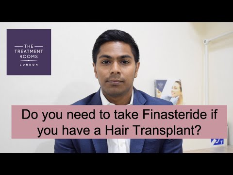 Do you need to take finasteride if you have an FUE hair transplant?