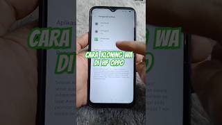 Download lagu Membuat WA Ganda pada HP OPPO / Clone WhatsApp #shorts mp3