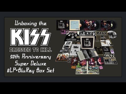 Unboxing the KISS - Dressed to Kill 50th Anniversary Super Deluxe 8LP+BluRay Box Set