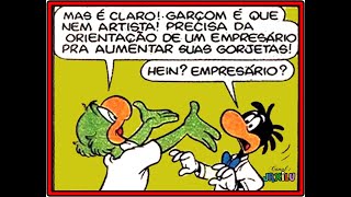 Zé Carioca e Nestor em O ás da bandeja / Zé Carioca