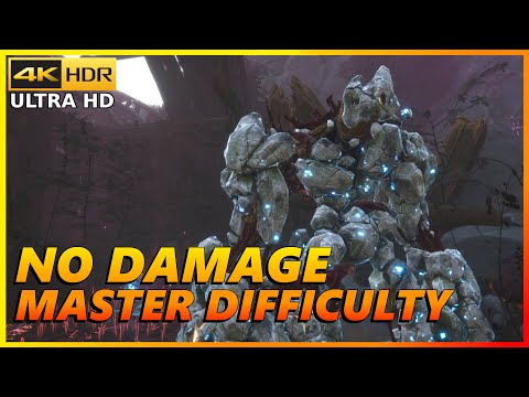 STONE GUARDIAN BOSS FIGHT - Master Difficulty No Damage - Kena Bridge Of Spirits PS5™ Gameplay