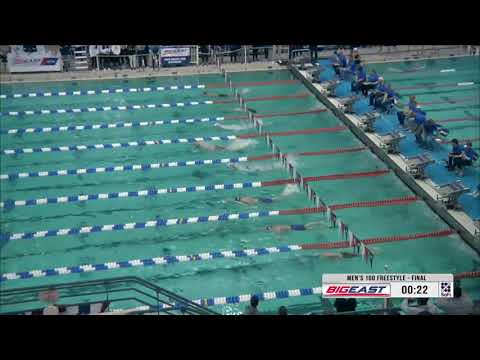 Sean Devlin - 100 Free Georgetown Record - 2020 BIG EAST Championships