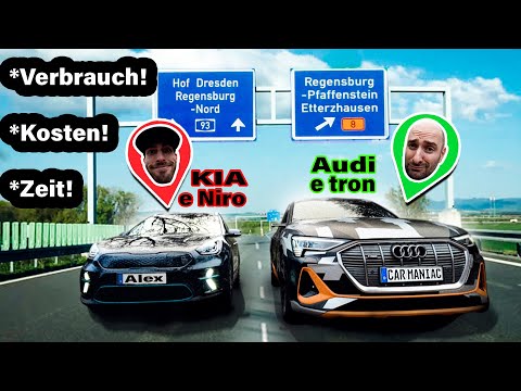 900km Elektroauto Showdown: GÜNSTIG = BESSER? Etron vs. ENiro!