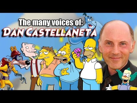 Many Voices of Dan Castellaneta (Homer / Darkwing Duck / Hey Arnold / Aladdin & MORE!)