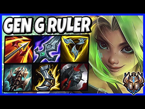 Zeri vs Jinx ADC [ Gen G Ruler ] Patch 12.3 Ranked Challenger Korea ✅