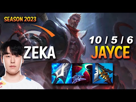 HLE Zeka JAYCE vs ZOE Mid - KR Ranked