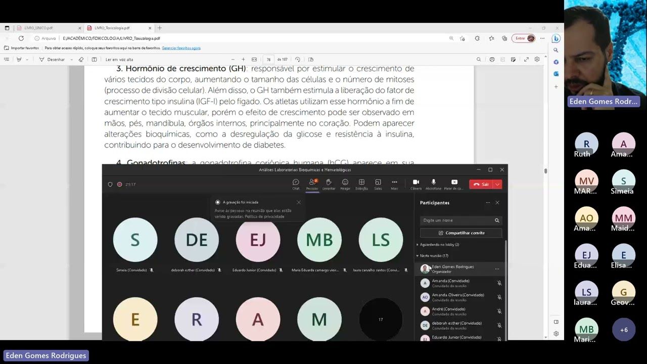 Revisão em Toxicologia segunda VA