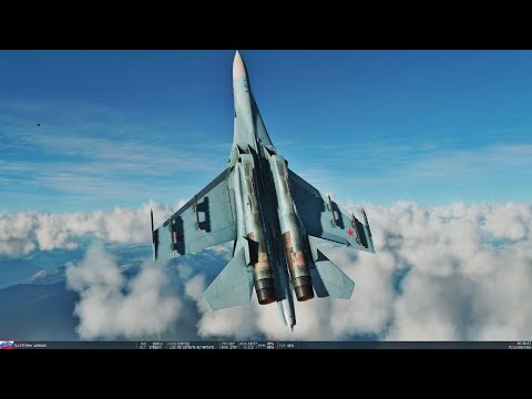 Su-27 Flanker Vs Su-57 Felon Dogfight | DCS world |