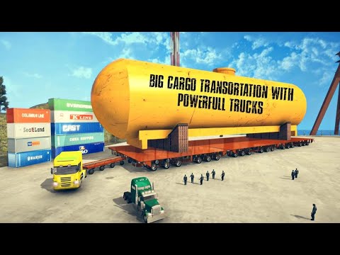 Transport Oversized Cargo - oversize cargo transport simulator game mobile | androgameplay