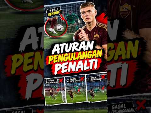 Aturan pengulangan penalti dalam sepakbola #shorts