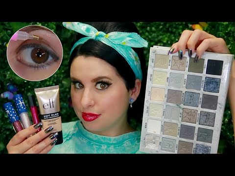 ASMR My Everyday Makeup Routine! | Permanent Eyeliner Tracing, Whispered, Calming Beauty Tingles