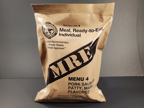 2009 US MRE Pork Sausage Patty Maple Flavored Review First Generation Breakfast Ration Taste Testing