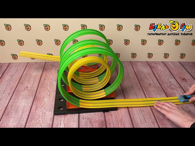 Трек MotorMax Spiral Loop с машинками с 3лет - видео